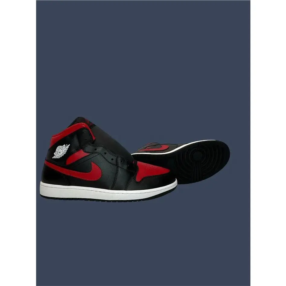 Nike shoes - Air Jordan 1 Mid Black Varsity Red Summit White DQ8426-067 3