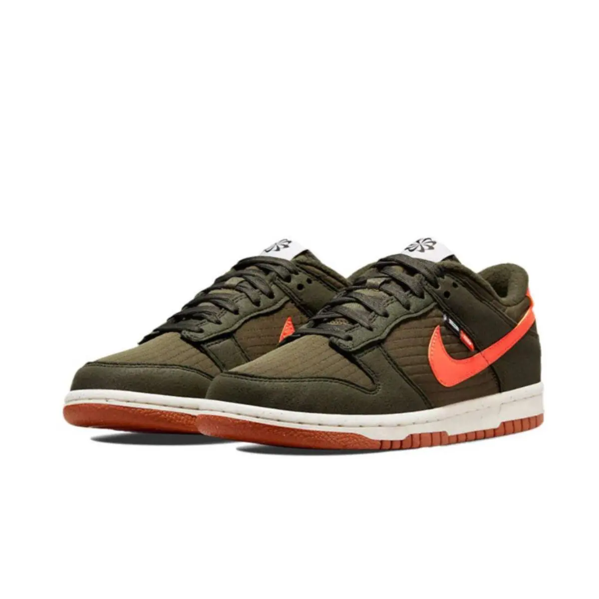 Nike shoes - NIKE DUNK LOW SE - DUNK LOW - DC9561-300 - SEQUOIA/ORANGE-MEDIUM OLIVE 0