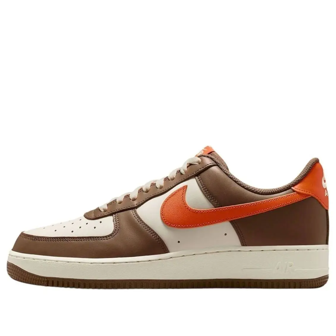 Men`s Nike Air Force 1 `07 Mosswood Brown/campfire Orange IO7545 221 - Mosswood Brown/Campfire Orange