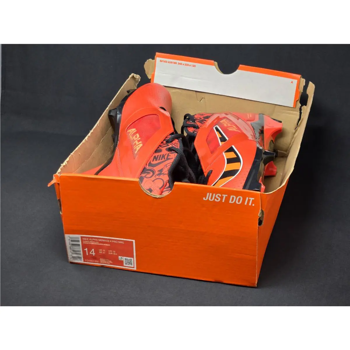 Nike shoes - Nike Alpha Menace 4 Pro NRG - FQ3984-600 - Orange 6
