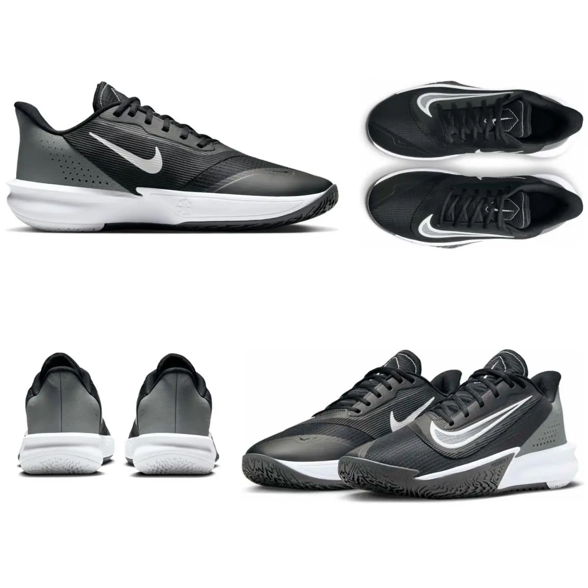 Nike shoes - Nike Precision VII - Precision VII - FN4322 005 - Black, White, Iron Grey 9