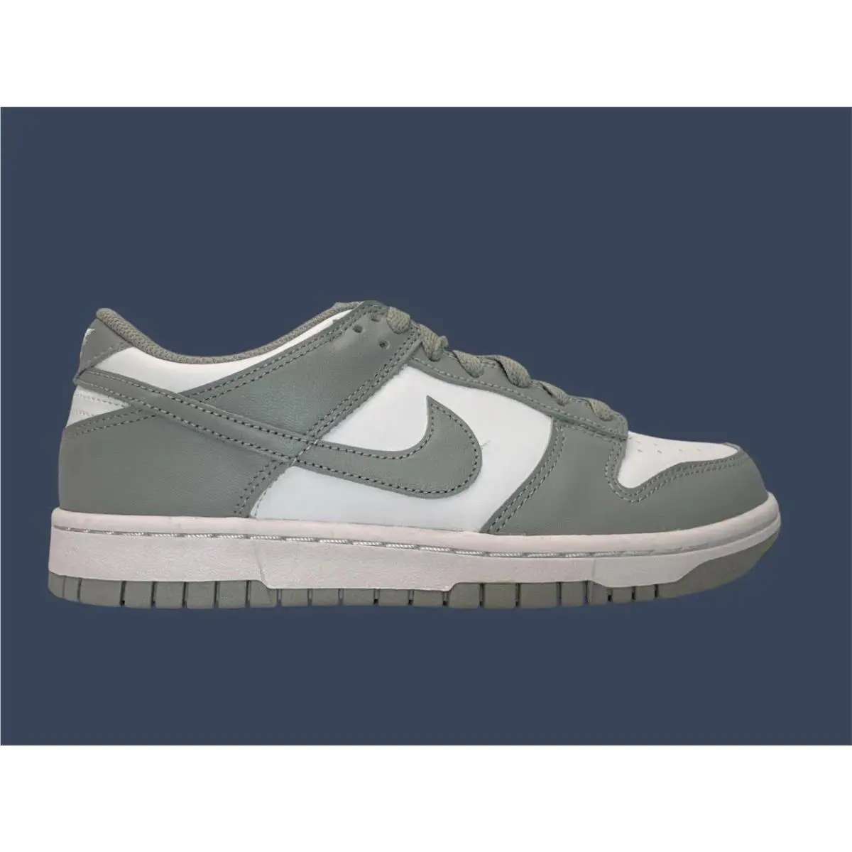 Nike shoes - Youth Nike Dunk Low White Light Smoke Grey FB9109-123 3