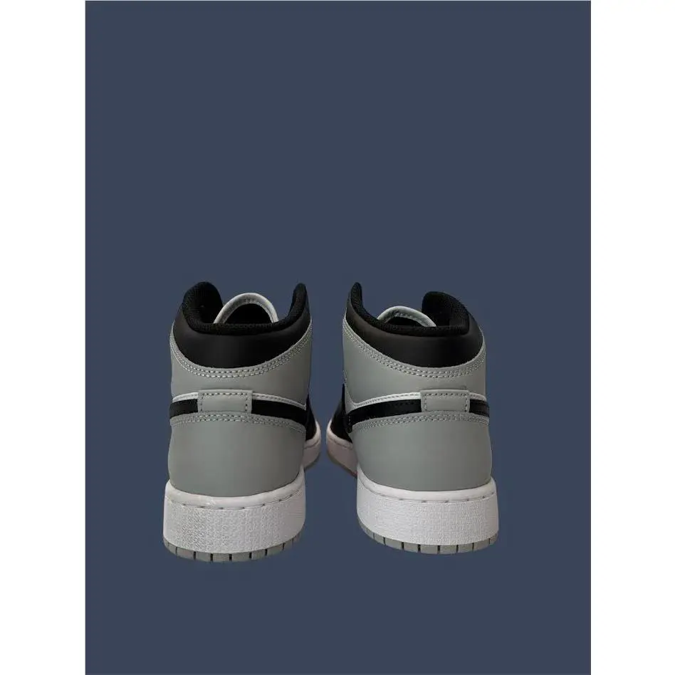 Nike shoes - Youth Air Jordan 1 Mid White Black Smoke Grey GS DQ8423-101 0