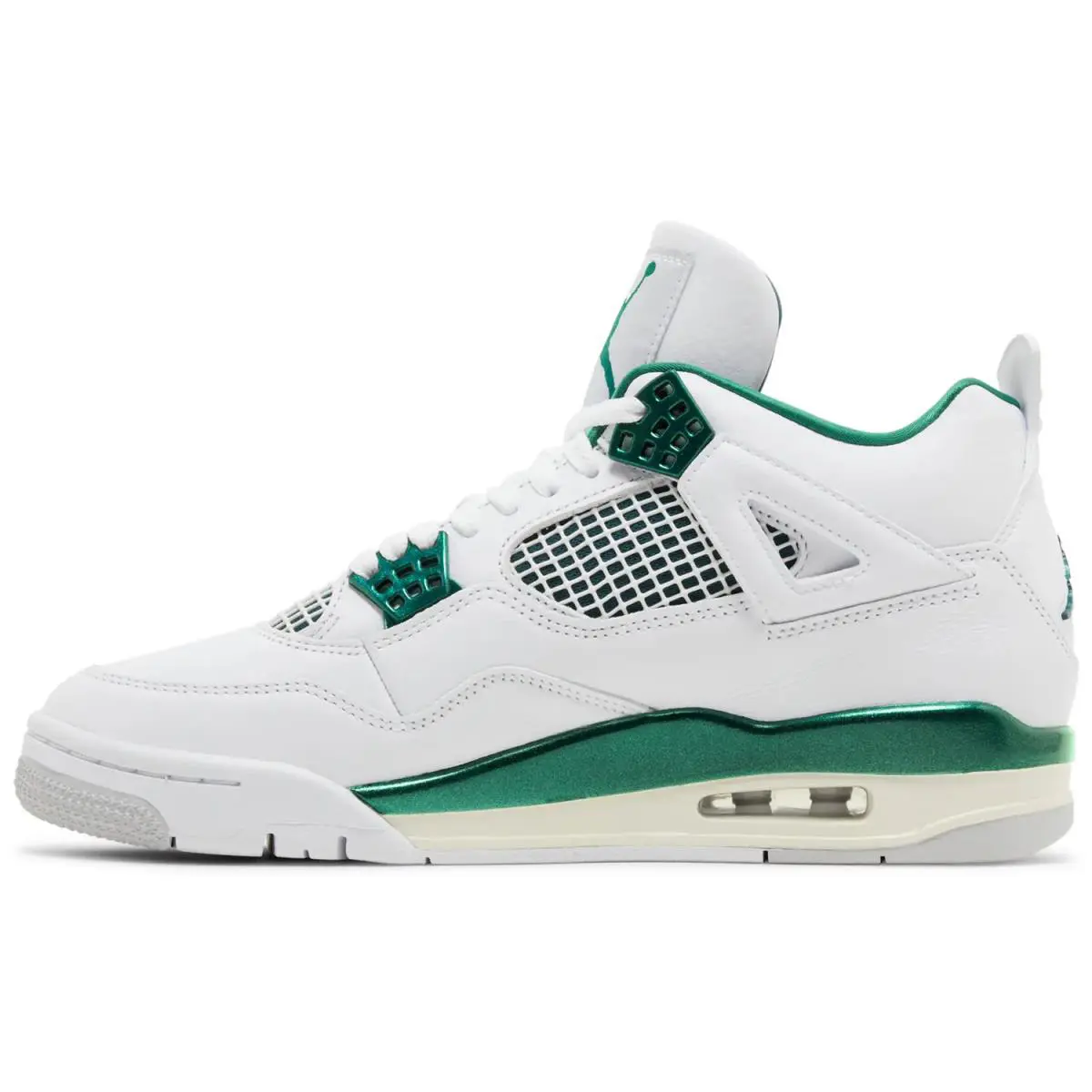 Nike shoes - Air Jordan Retro 4 - Air Retro - FQ8138 103 - White/Oxidized Green/Neutral Grey 0