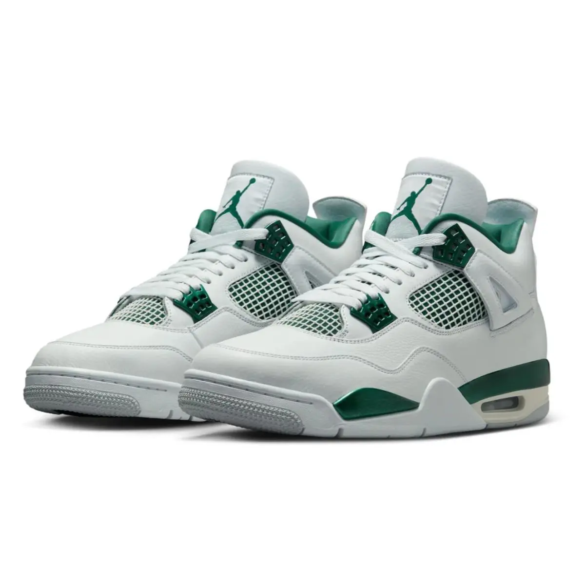 Nike shoes - Air Jordan Retro 4 - Air Retro - FQ8138 103 - White/Oxidized Green/Neutral Grey 1