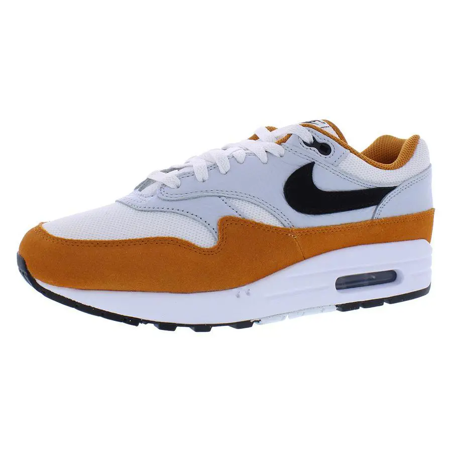 Nike Air Max 1 Mens Shoes - White/Black/Monarch, Main: White