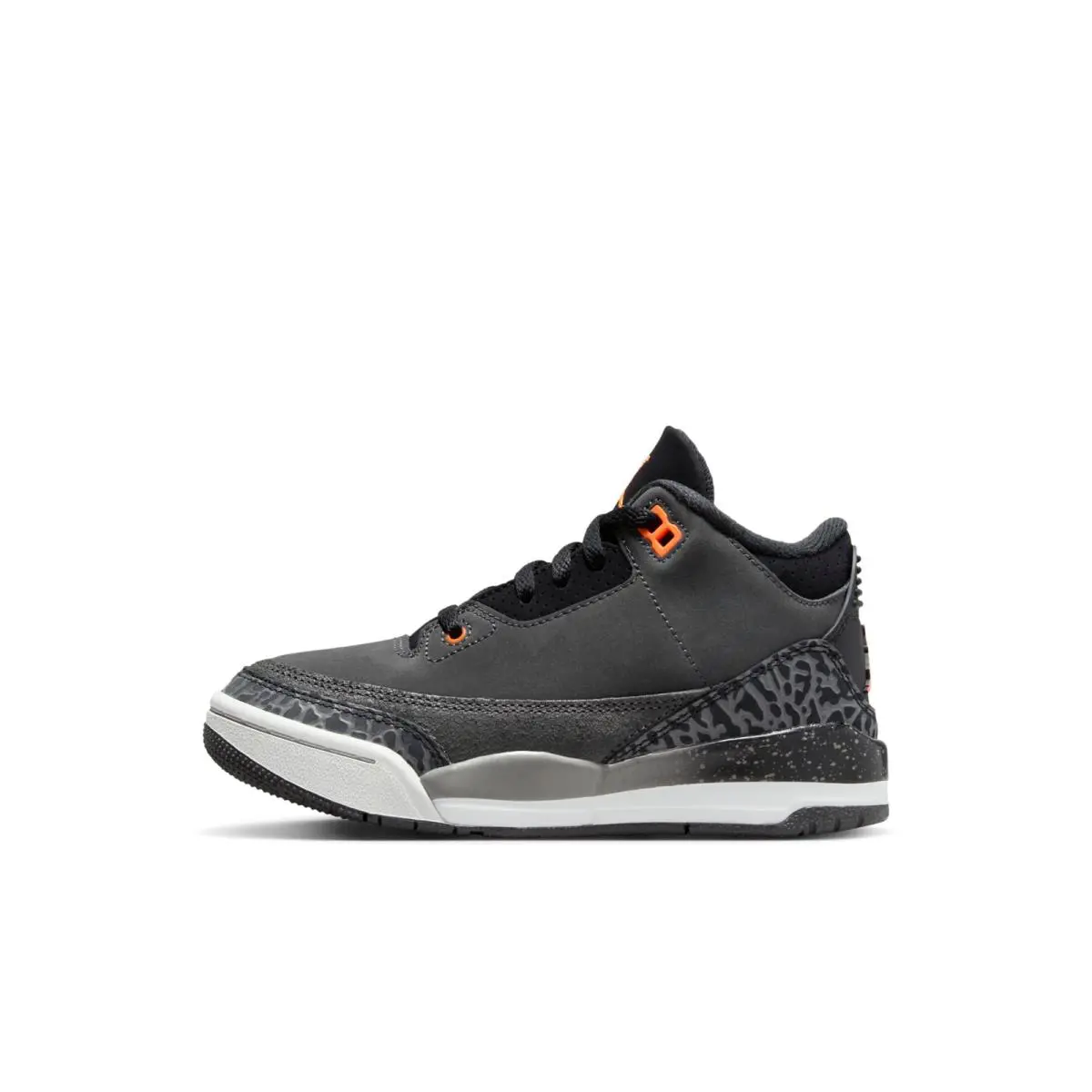 DM0966-080 Preschool Air Jordan Retro 3 `fear Pack` PS - Night Stadium/Total Orange-Black-Flat Pewter-Neutral Grey