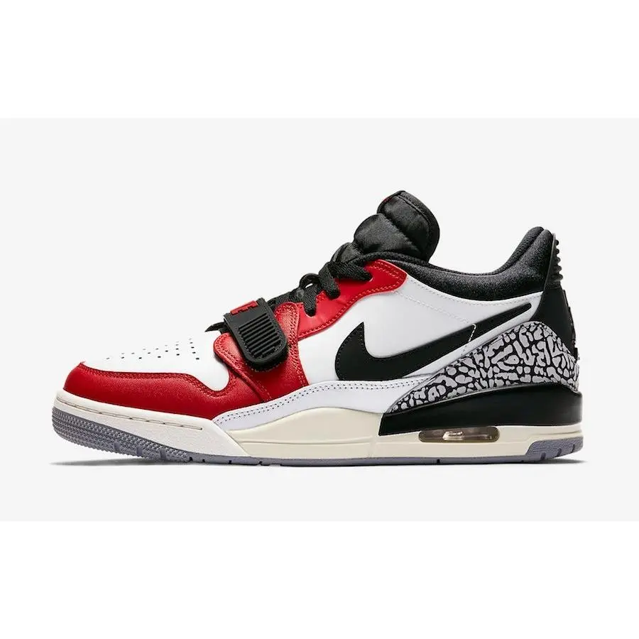 Nike shoes - Jordan Legacy 312 - Legacy - CD7069-106 - Summit White/University Red/Black 5