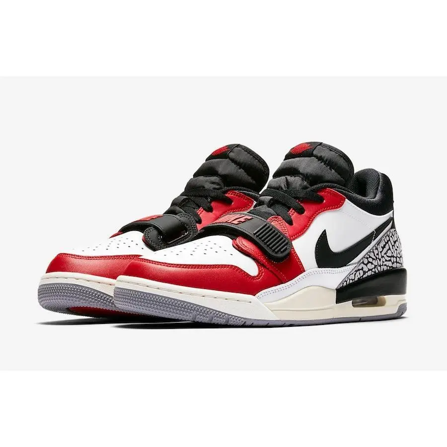 Nike shoes - Jordan Legacy 312 - Legacy - CD7069-106 - Summit White/University Red/Black 7
