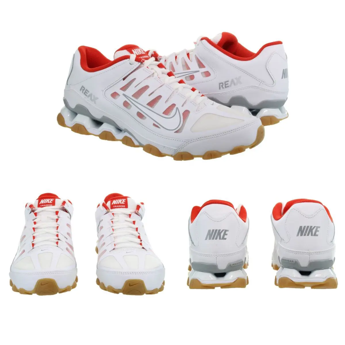 Nike shoes - Nike Reax 8 TR - Reax - 621716 103 - White, Wolf Grey, Chile Red 1