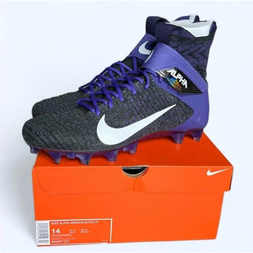 Nike shoes - Nike Alpha Menace Elite 2 - Black/Purple 0