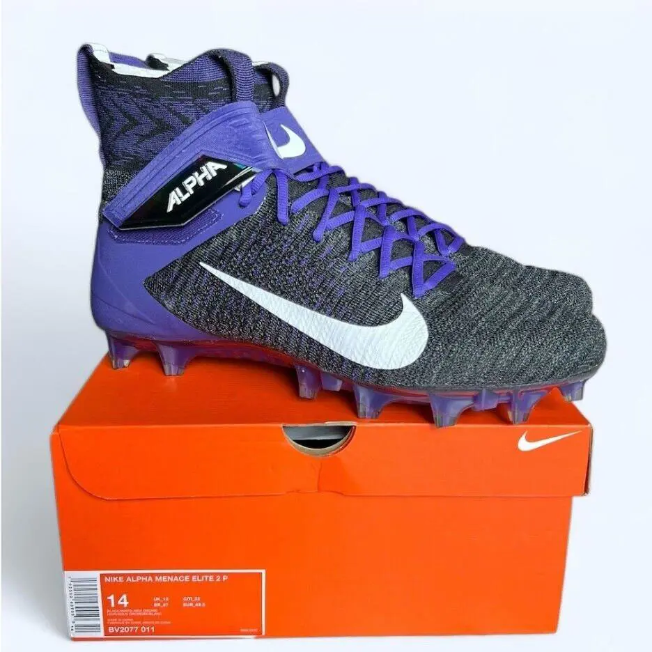Nike shoes - Nike Alpha Menace Elite 2 - Black/Purple 4