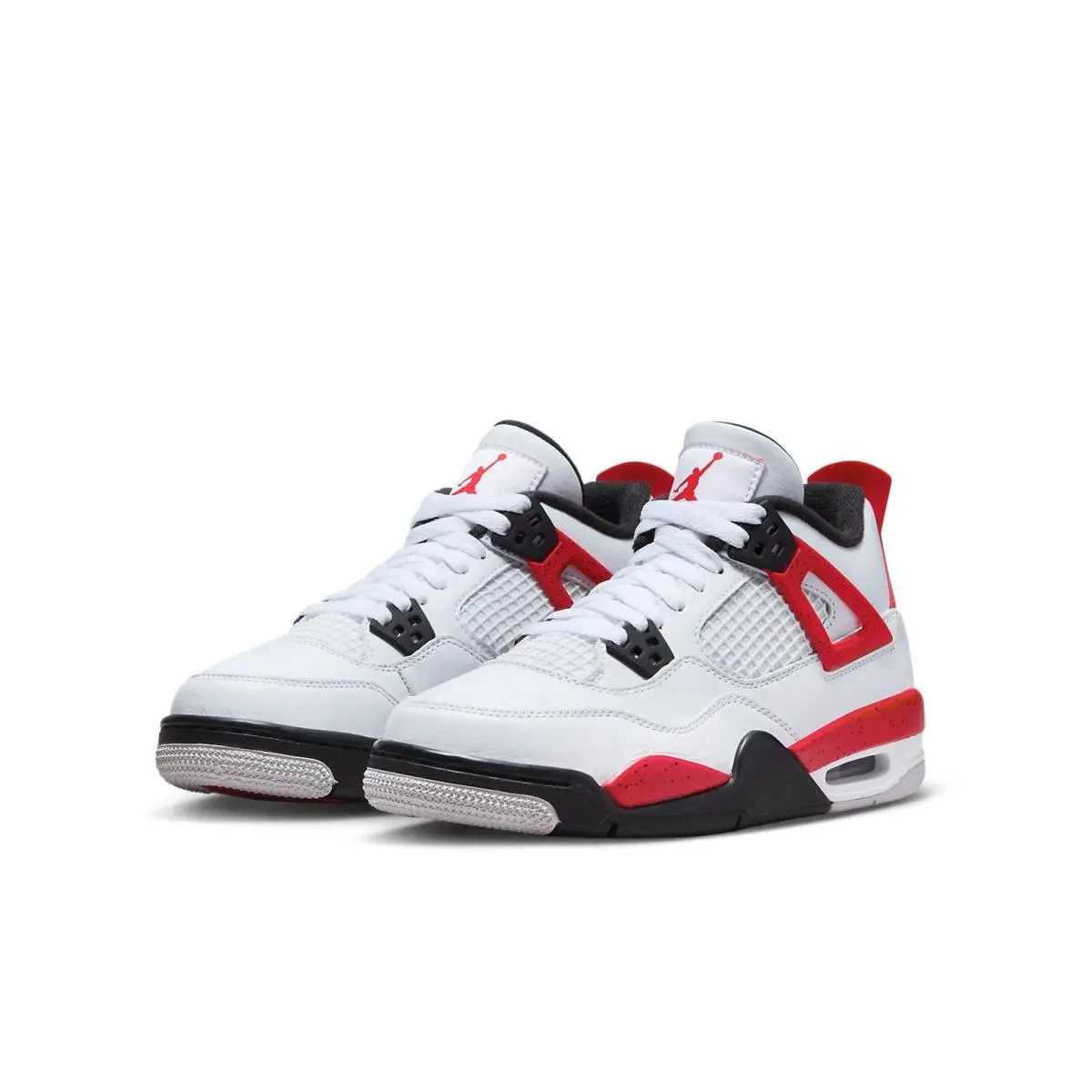 Nike Air Jordan 4 Retro 408452-161 Sneaker Kids 5.5 White Lifestyle Shoes HTAT65 - White