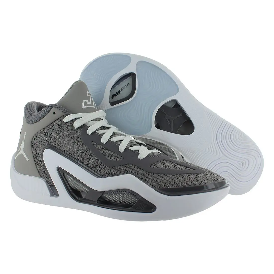 Nike Jordan Tatum 1 Unisex Shoes - Medium Grey/White/Gunsmoke, Main: Grey