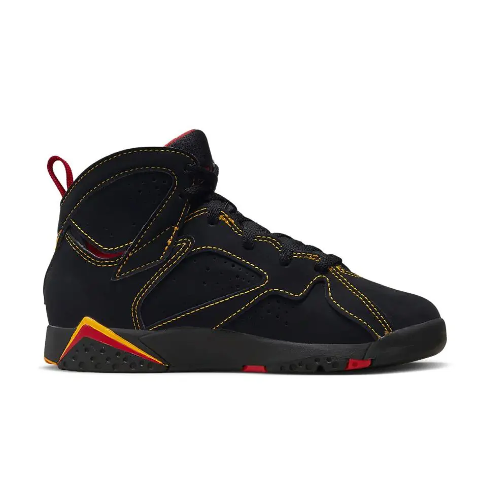 Nike shoes - Jordan 7 - Black/Citrus/Varsity Red 0