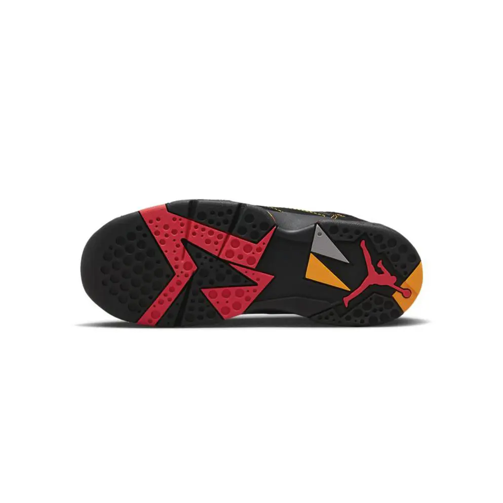 Nike shoes - Jordan 7 - Black/Citrus/Varsity Red 3