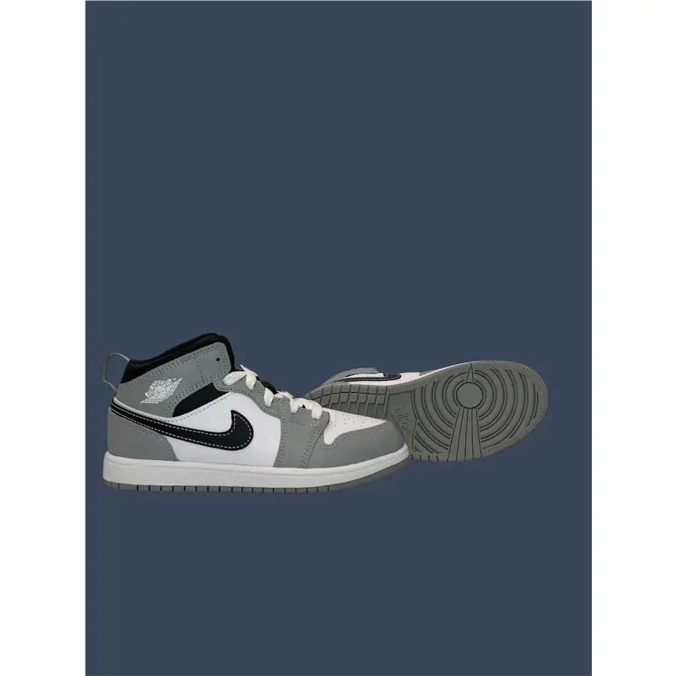 Nike shoes - Youth Air Jordan 1 Mid PS Light Smoke Grey 640734-078 3