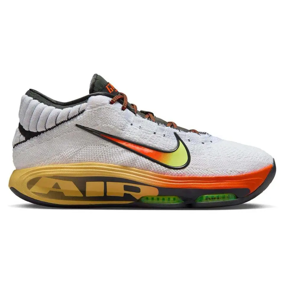 Nike shoes - NIKE G.T. HUSTLE - HUSTLE - FV5953 101 - WHITE /VOLT SAFETY ORANGE 2