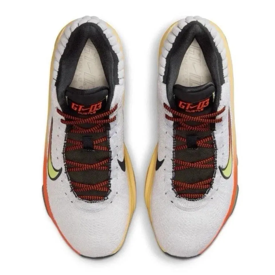 Nike shoes - NIKE G.T. HUSTLE - HUSTLE - FV5953 101 - WHITE /VOLT SAFETY ORANGE 6