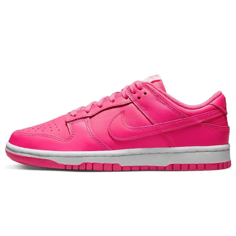 Women`s Nike Dunk Low Hyper Pink/hyper Pink-white DZ5196 600 - Hyper Pink/Hyper Pink-White