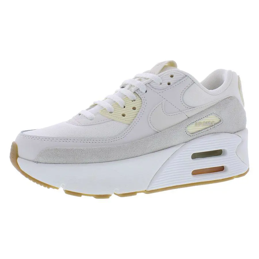 Nike Air Max 90 LV8 Womens Shoes - Sail/Phantom/Light Orewood Brown, Main: Beige