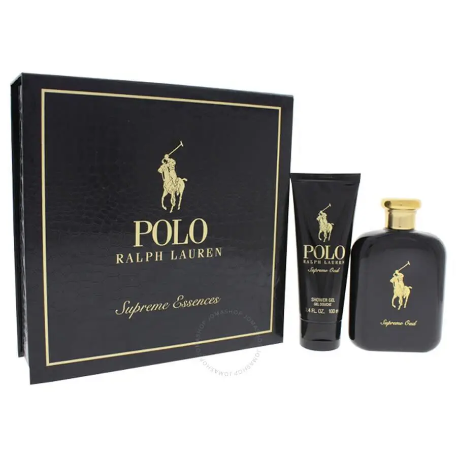 Polo Supreme Oud By Ralph Lauren Set - 4.2 Edp Spray and 3.4 Shower Gel For Men