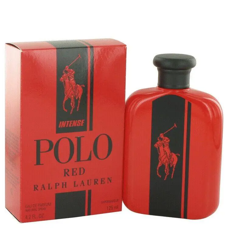 Ralph Lauren Polo Red Intense Eau DE Parfum Spray For Men - 4.2 OZ/125 ML - Rare