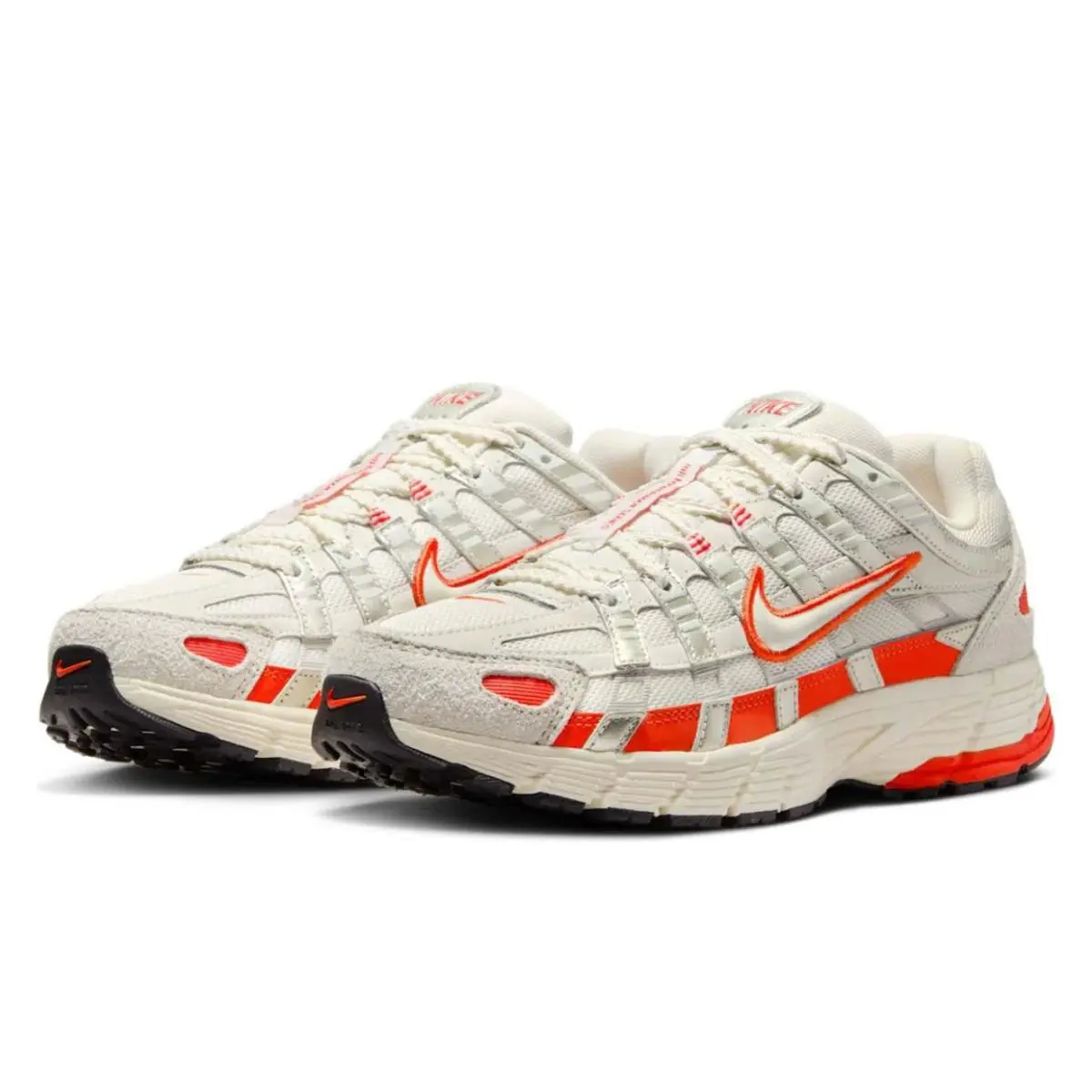 Sz 5 - Nike Wmns P-6000 `sail Picante Red` - Multicolor