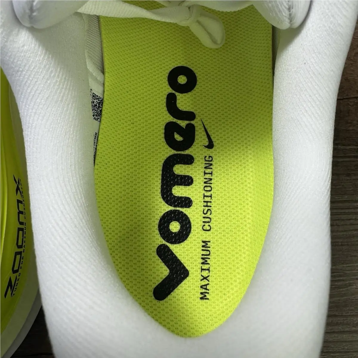 Nike shoes - Nike Vomero Plus - Vomero Plus - HV8150-120 - WHITE/BLACK-VOLT-BARELY VOLT (UPC: 198487995480) 5