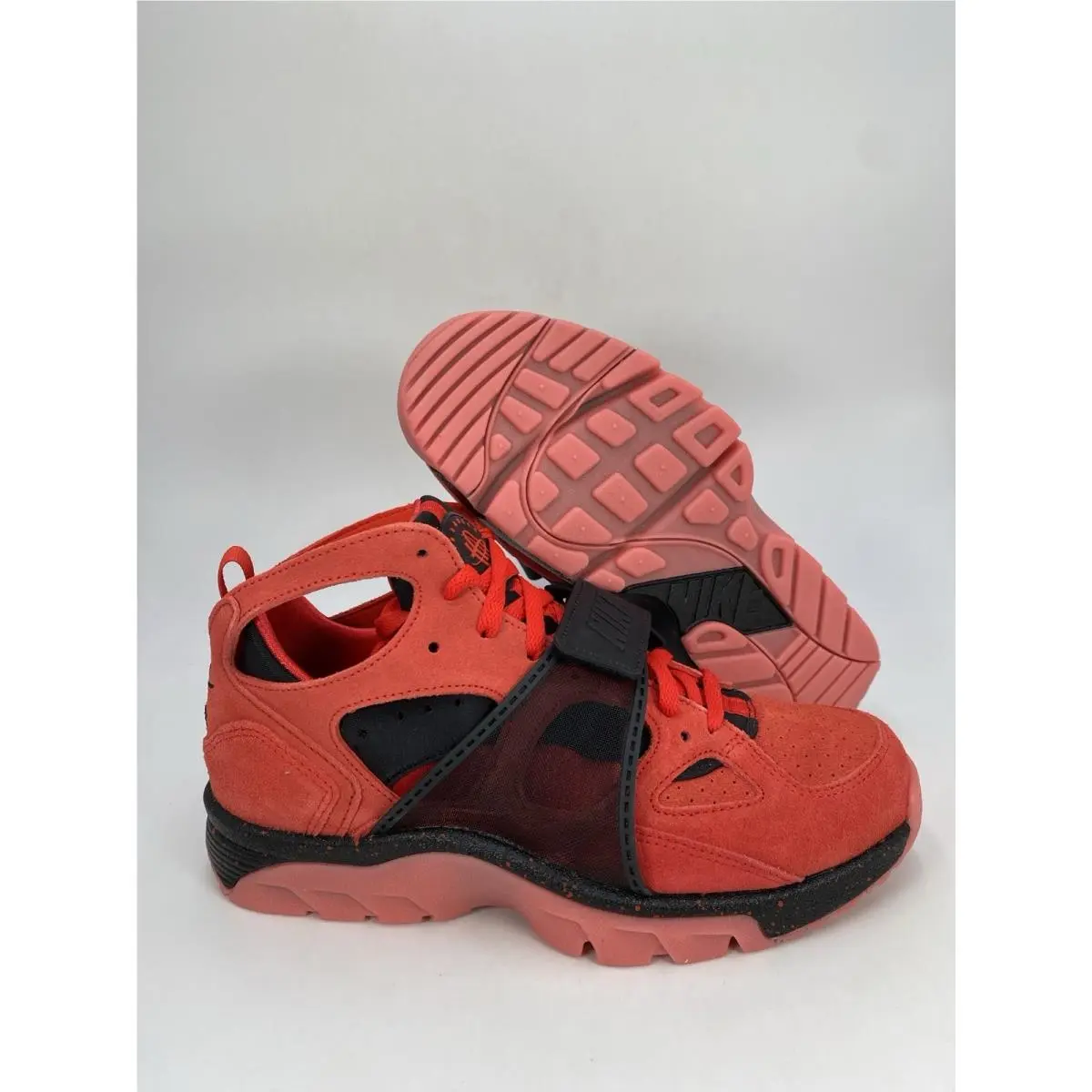 Nike Air Trainer Huarache Challenge Red Black IQ0615 600 Men`s Size 8 - Challenge Red/Black