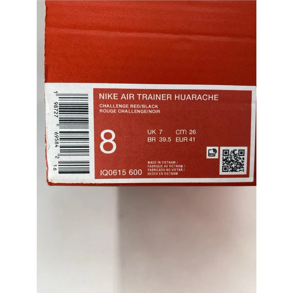 Nike shoes - Nike Air Huarache - Air Huarache - IQ0615 600 - Challenge Red/Black (UPC: 198727695842) 7