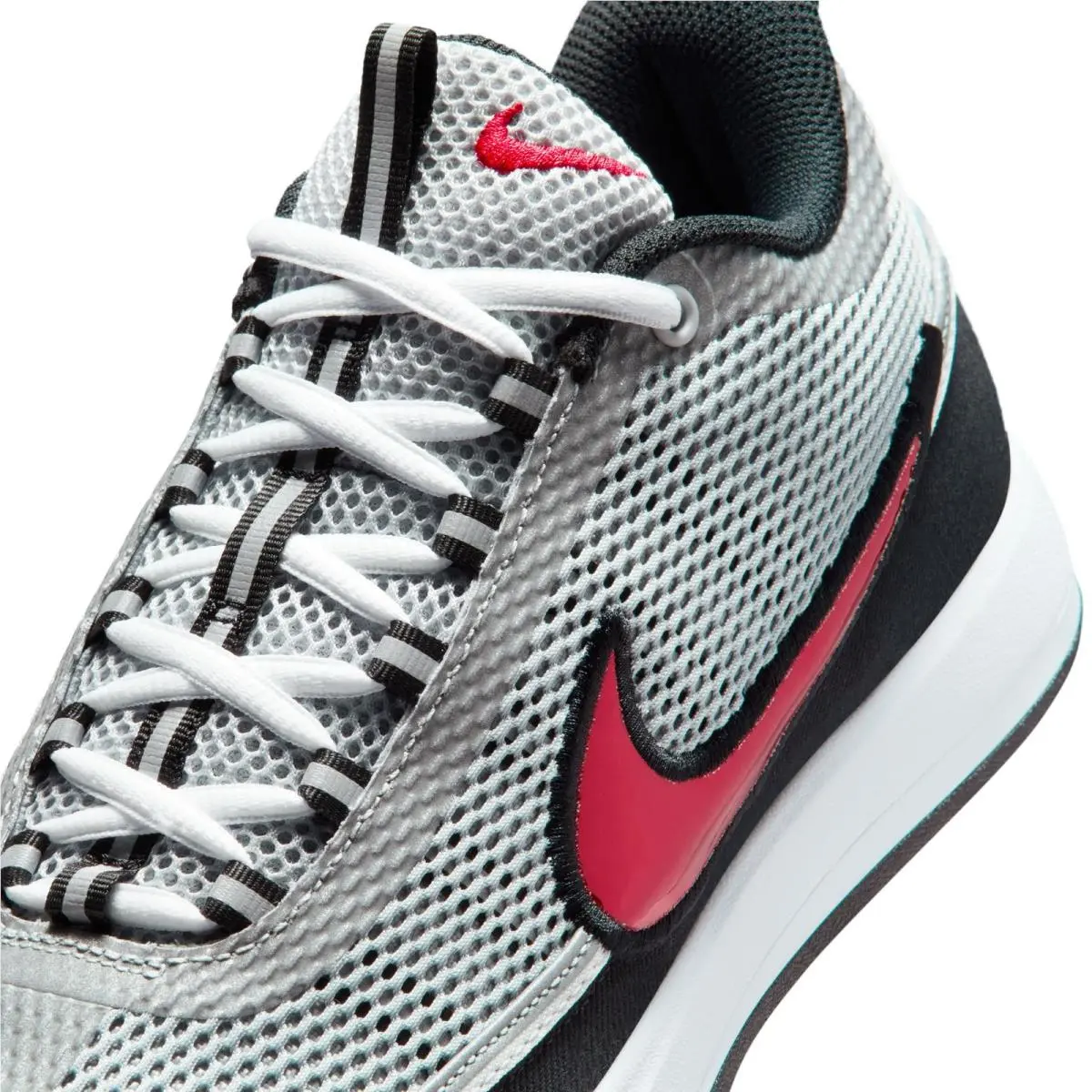Nike shoes - IQ0050001 - IQ0050-001 - METALLIC SILVER/SPORT RED-BLACK-WHITE (UPC: 198487740363) 4