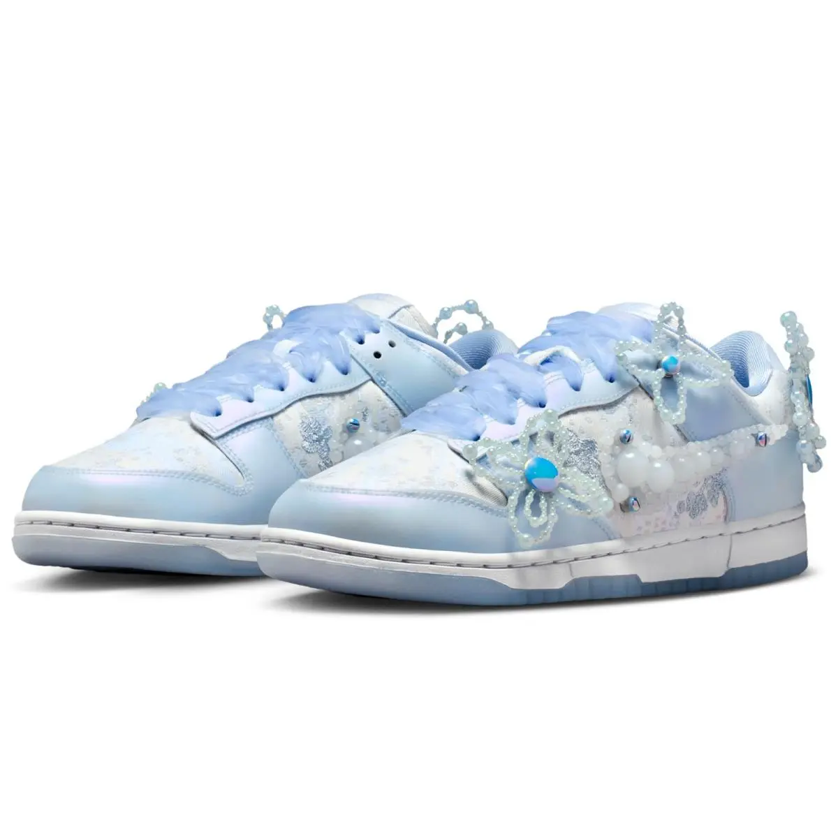 Nike shoes - Nike Dunk Low - Dunk Low - HV8575-100 - Summit White/Hydrogen Blue/Wolf Grey/Hydrogen Blue/Blue Tint (UPC: 198484795540) 0