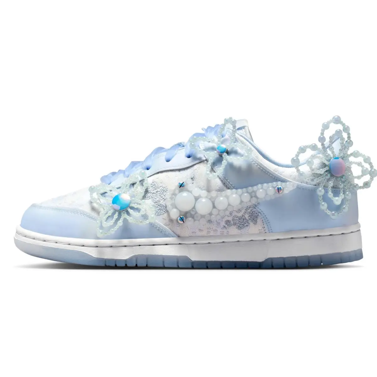 Nike shoes - Nike Dunk Low - Dunk Low - HV8575-100 - Summit White/Hydrogen Blue/Wolf Grey/Hydrogen Blue/Blue Tint (UPC: 198484795540) 3