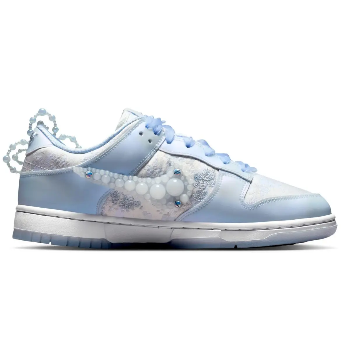 Nike shoes - Nike Dunk Low - Dunk Low - HV8575-100 - Summit White/Hydrogen Blue/Wolf Grey/Hydrogen Blue/Blue Tint (UPC: 198484795540) 5