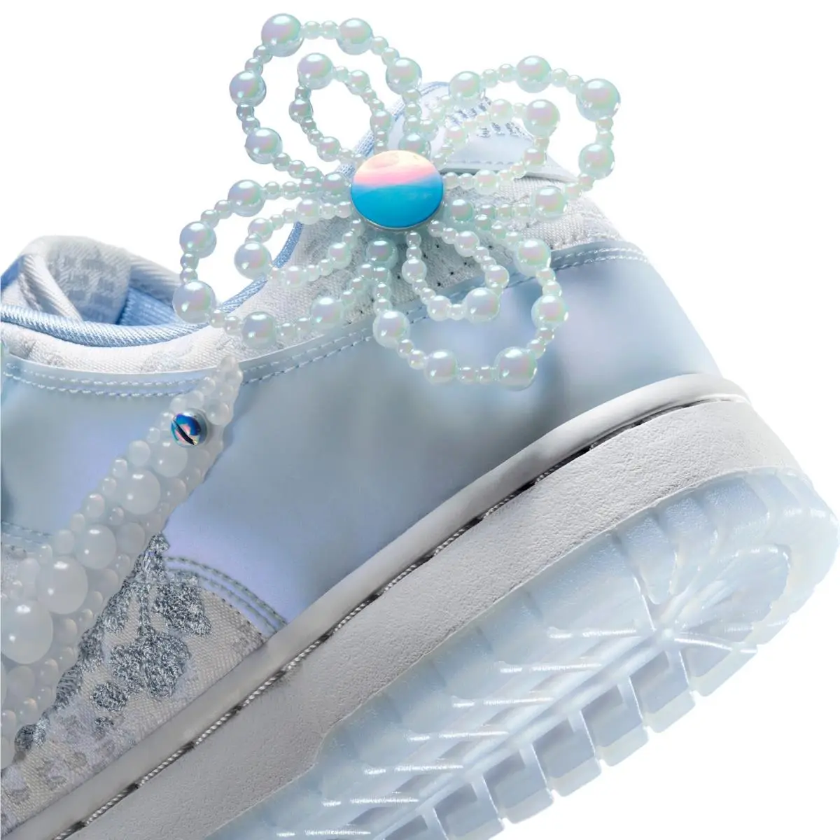 Nike shoes - Nike Dunk Low - Dunk Low - HV8575-100 - Summit White/Hydrogen Blue/Wolf Grey/Hydrogen Blue/Blue Tint (UPC: 198484795540) 7