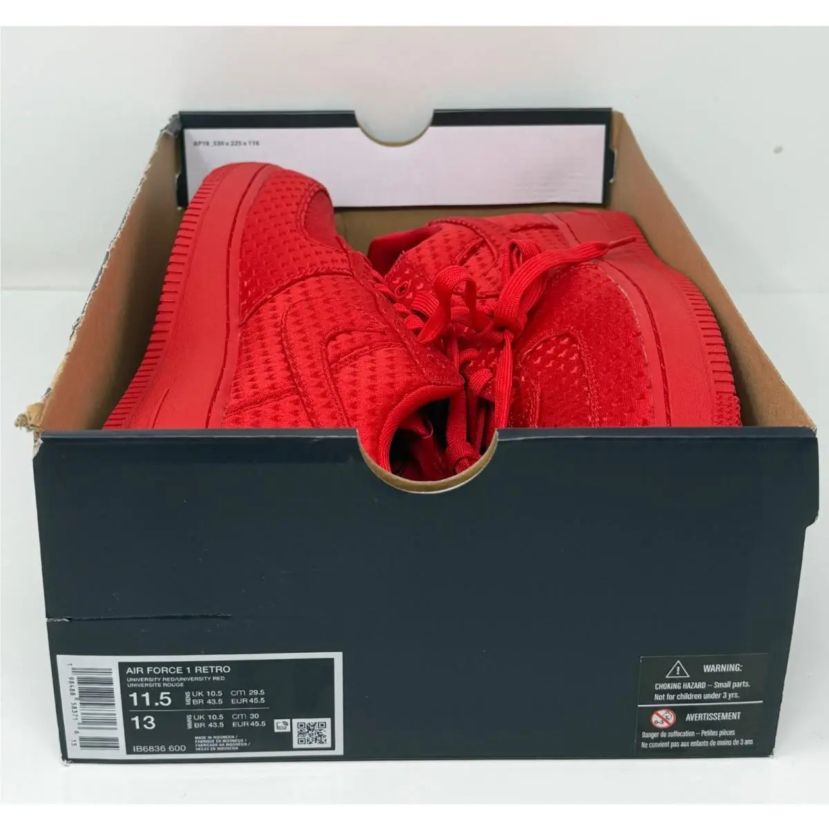 Nike shoes - Nike Air Force 1 - Air Force - IB6836-600 - Red (UPC: 198488583716) 4