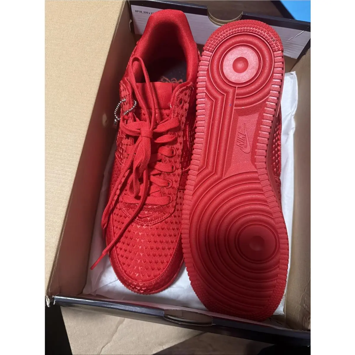 Nike shoes - Nike Air Force 1 - Air Force - IB6836 600 - University Red/University Red 2