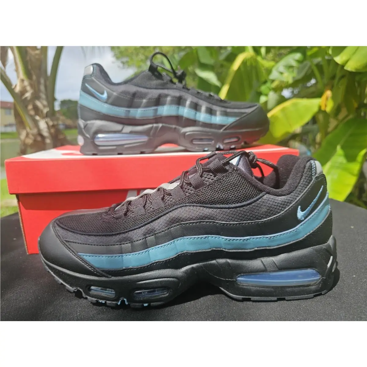Nike Air Max 95 ‘smokey Blue’ Men’s Size 8.5 IB1667-004 No Lid
