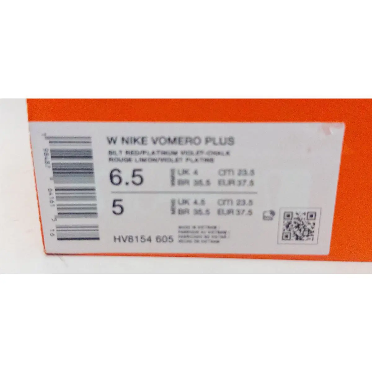 Nike shoes - Nike W Vomero - Vomero - HV8154 605 - Silt Red/Platinum Violet-Chalk (UPC: 198487640120) 13