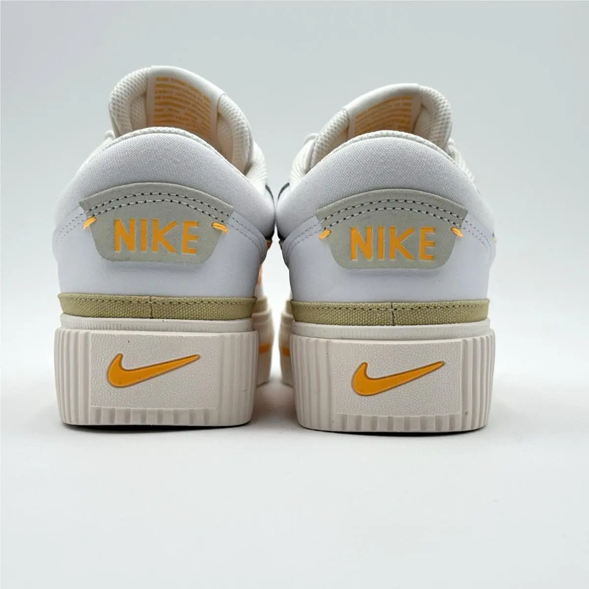 Nike shoes - Nike Court Legacy - Court Legacy - DM7590-109 - White, Manufacturer: White / Leather Orange - Team Gold (UPC: 197862742268) 1