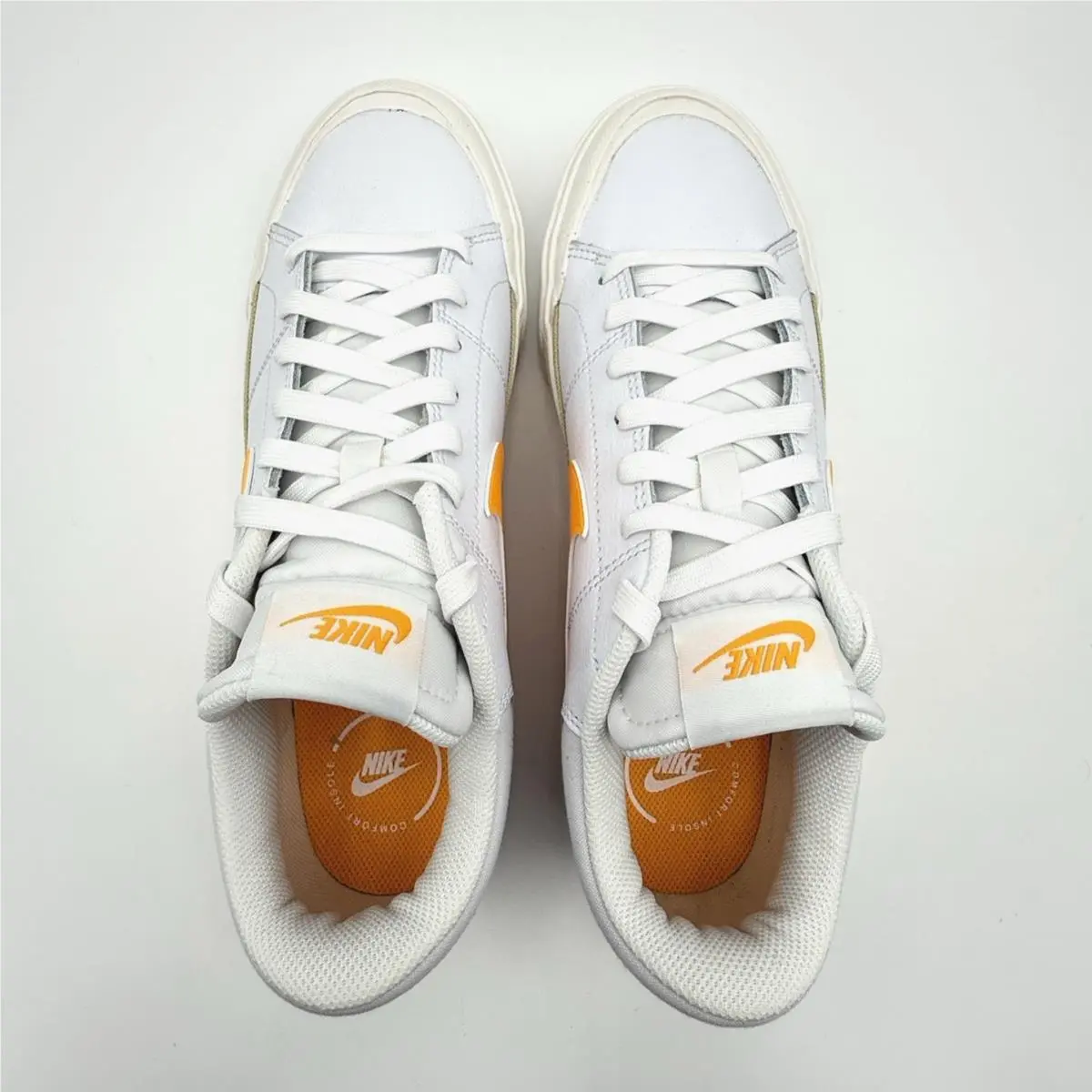 Nike shoes - Nike Court Legacy - Court Legacy - DM7590-109 - White, Manufacturer: White / Leather Orange - Team Gold (UPC: 197862742268) 4