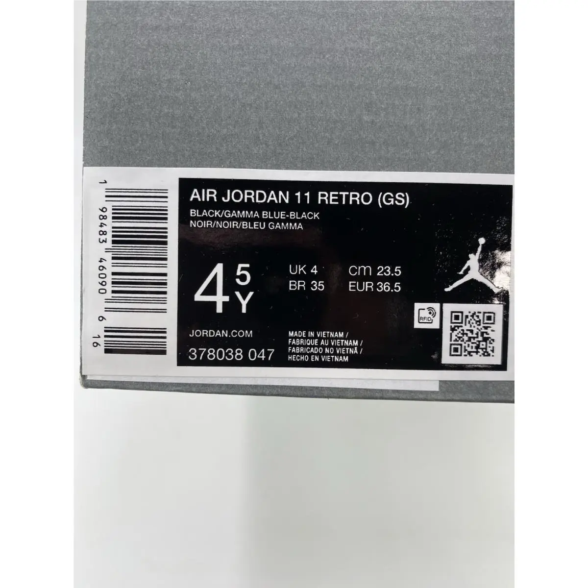 Nike shoes - Air Jordan 11 - Air - 378038-047 - Blue (UPC: 198483460906) 8