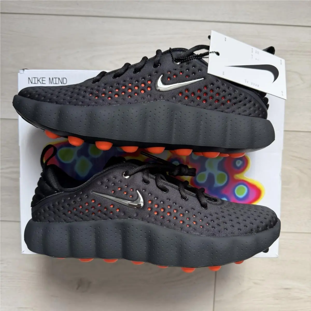 Nike Mind 002 “black Hyper Crimson” Men’s Size 8.5 Sneaker HQ4308-001