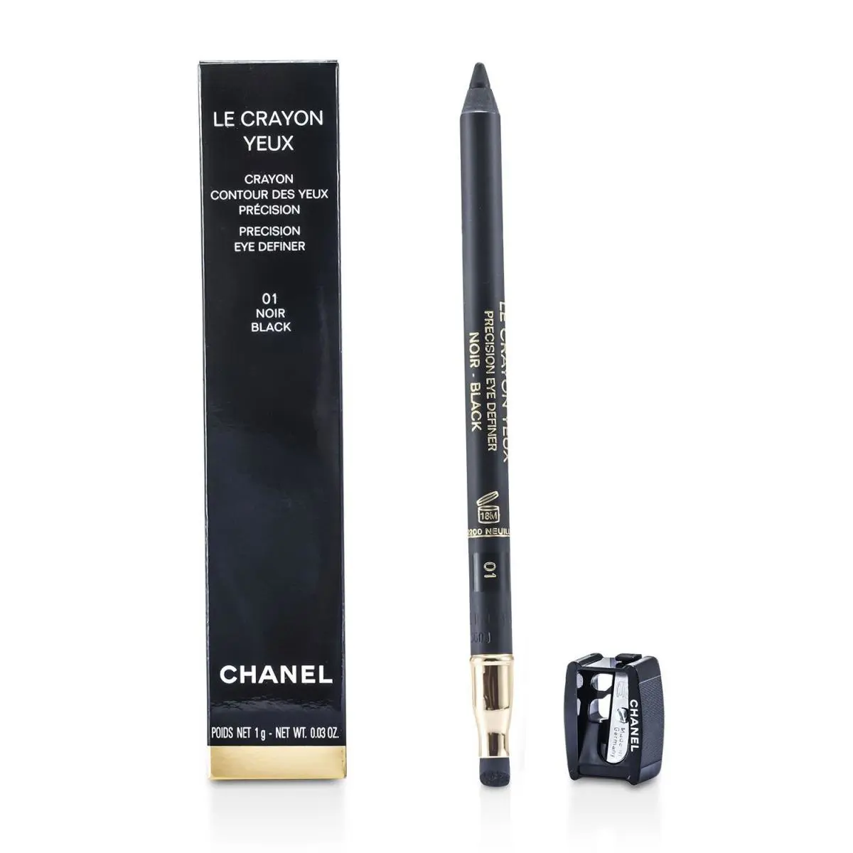 LE Crayon Yeux - Precision Eye Definer 01 Noir by Chanel
