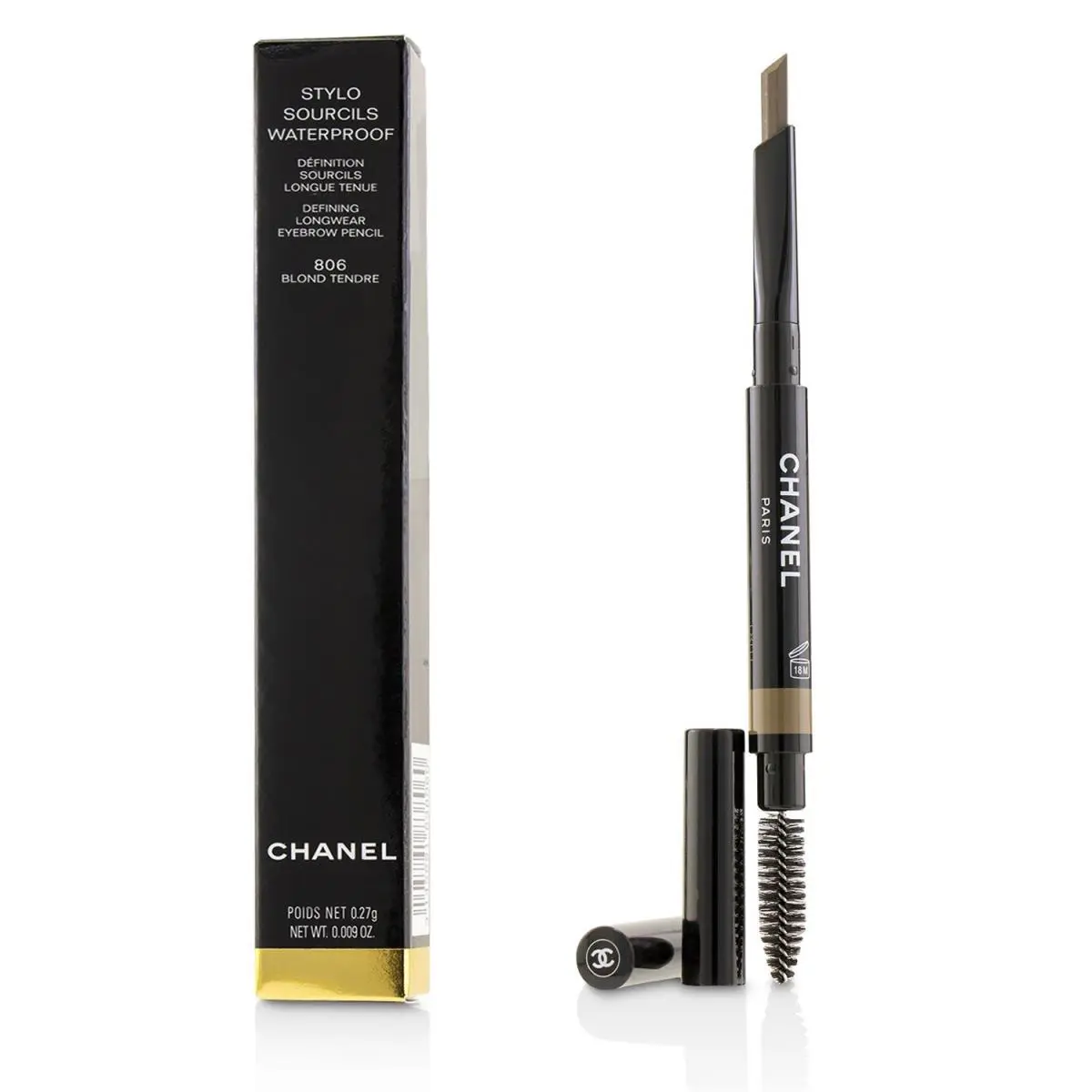 Chanel Stylo Sourcils Waterproof - Defining Longwear Eyebrow Pencil - 806 Blond