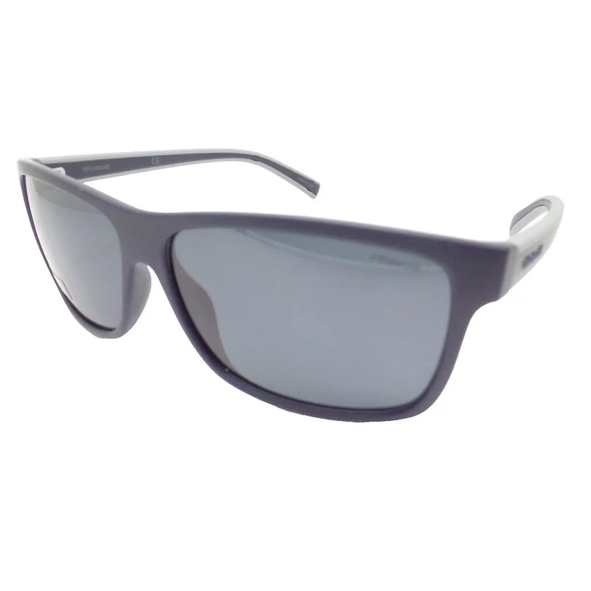 Polaroid Brand Pld 2027 S M3LC3 59mm Grey Polarized Sunglasses - Frame: Matte Blue with Grey & Blue temples, Lens: Grey