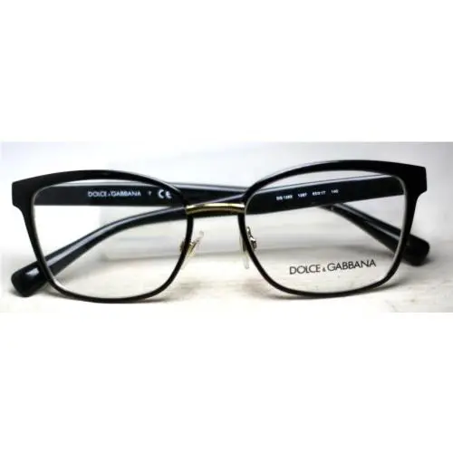 Dolce Gabbana DG1282 1287 53mm Eyeglasses Black Frame Unisex