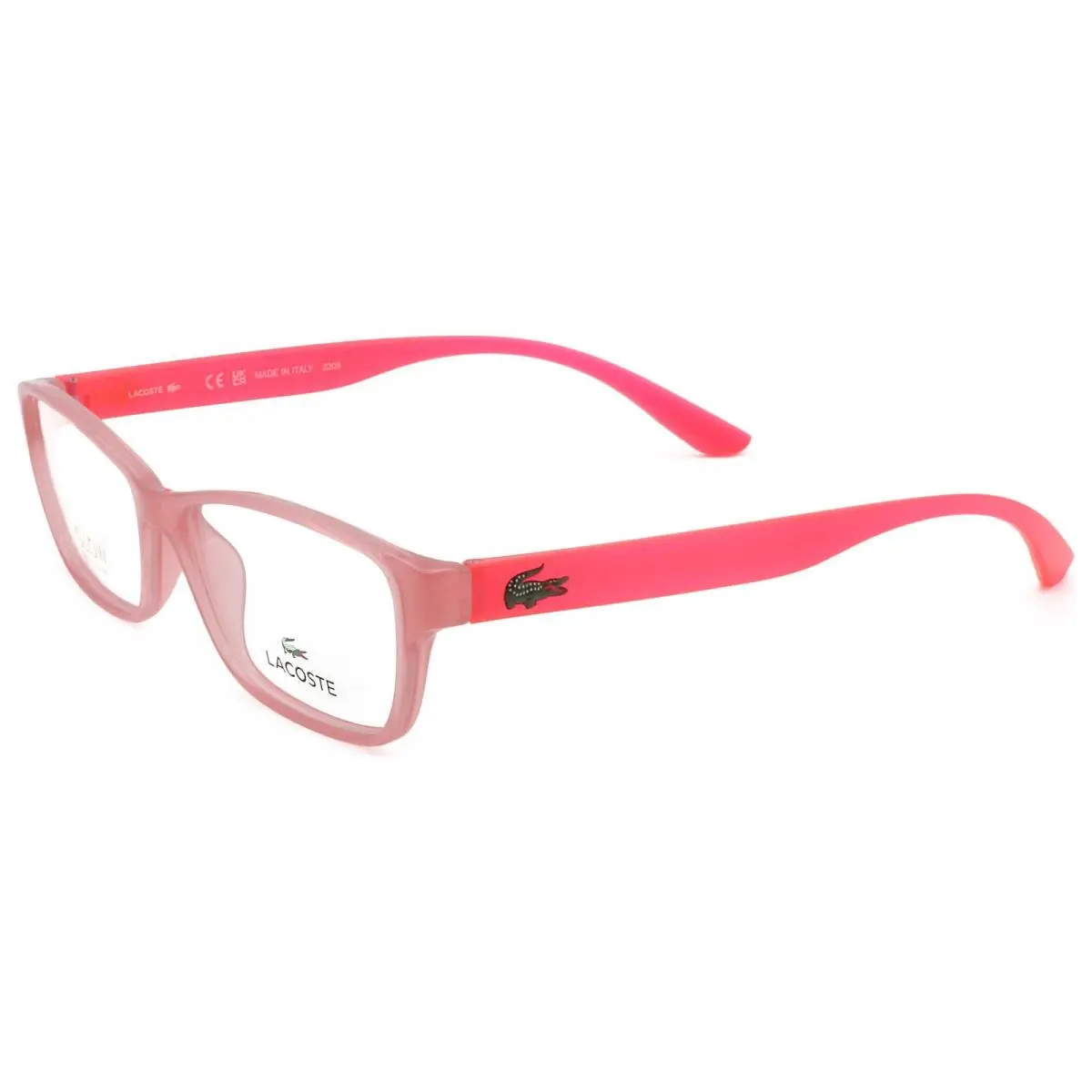 Lacoste Teen 51mm Rose with Phospho Temples Youth Opticals L3803BMI-662-51