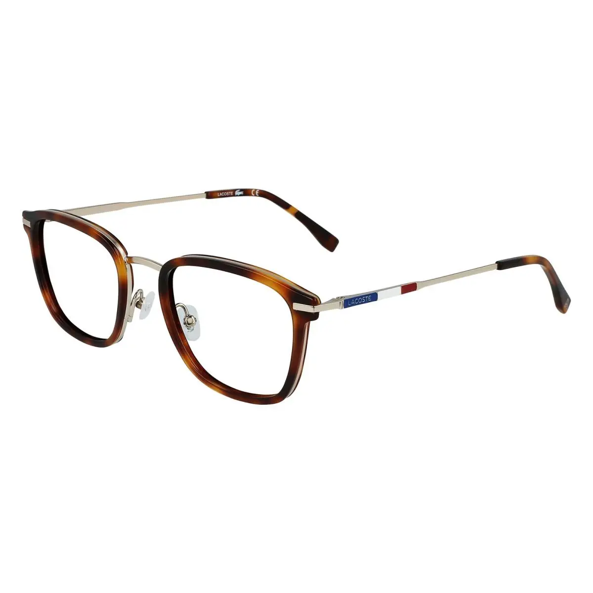 L2604ND 710 Tortoise Gold Eyeglasses 53mm with  Case by Lacoste